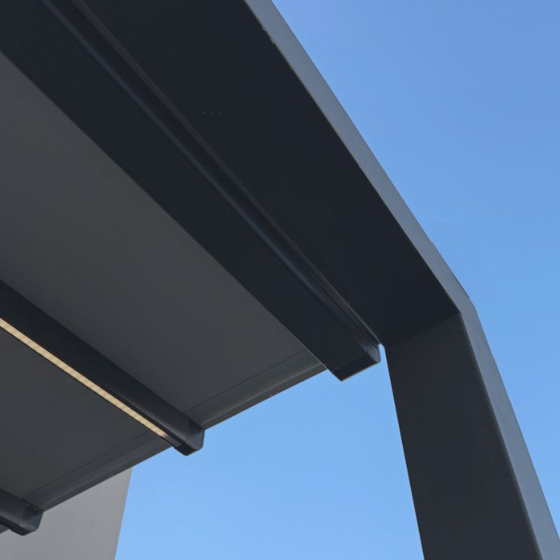 Pérgola lona tensada  desde 8.300 €   (Con montaje e IVA)